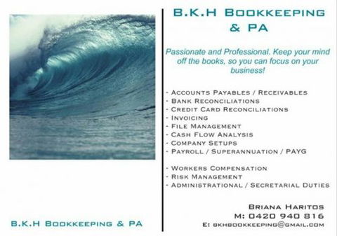 B.K.H Bookkeeping & PA - Gold Coast Accountants 1