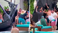 Terrifying scene unfolds as metal cabana frame crashes into packed casino pool area Gold Coast Accountants
